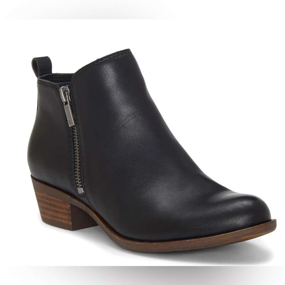 Black Lucky Brand Basel Bootie Size 6